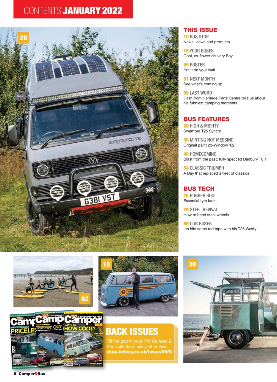 VW Camper Preview Pages