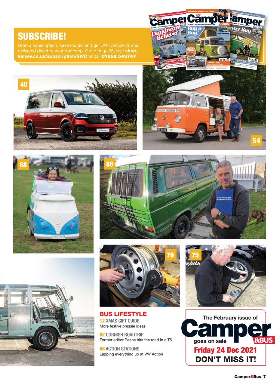 VW Camper Preview Pages