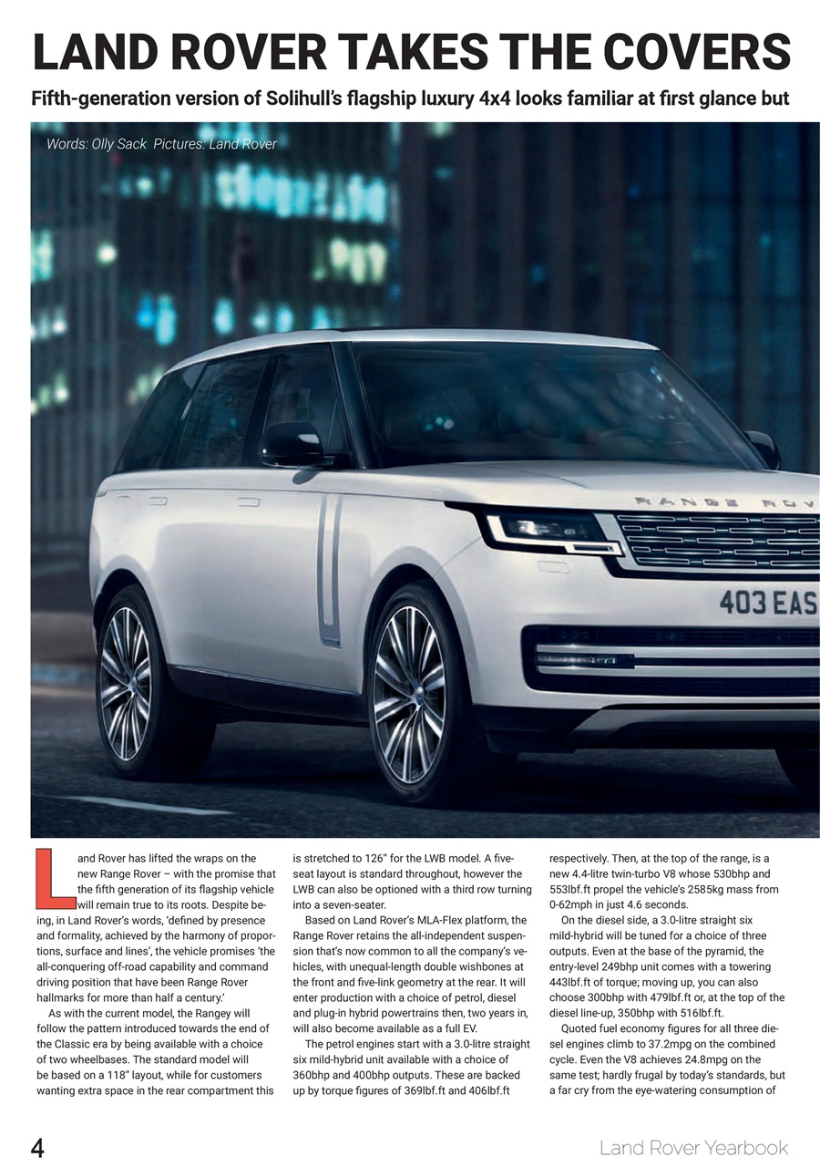 Overlander 4X4 Preview Pages