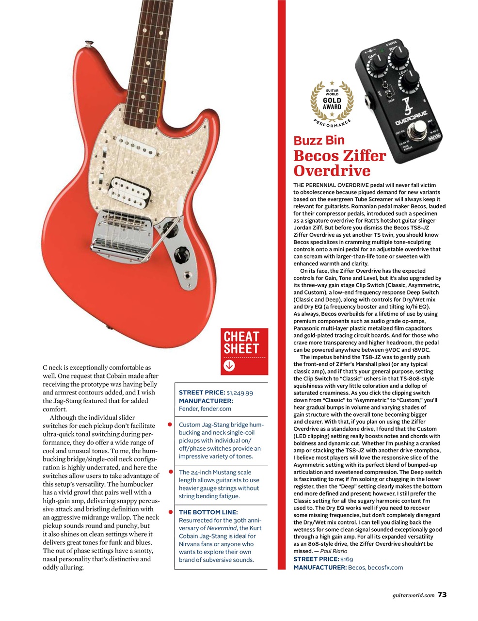 Guitar World Preview Pages