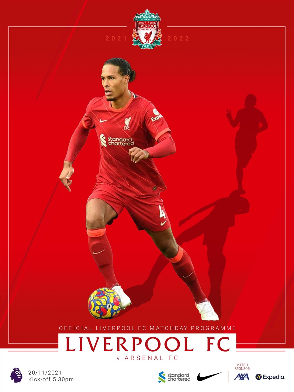 Liverpool FC Programmes Preview Pages