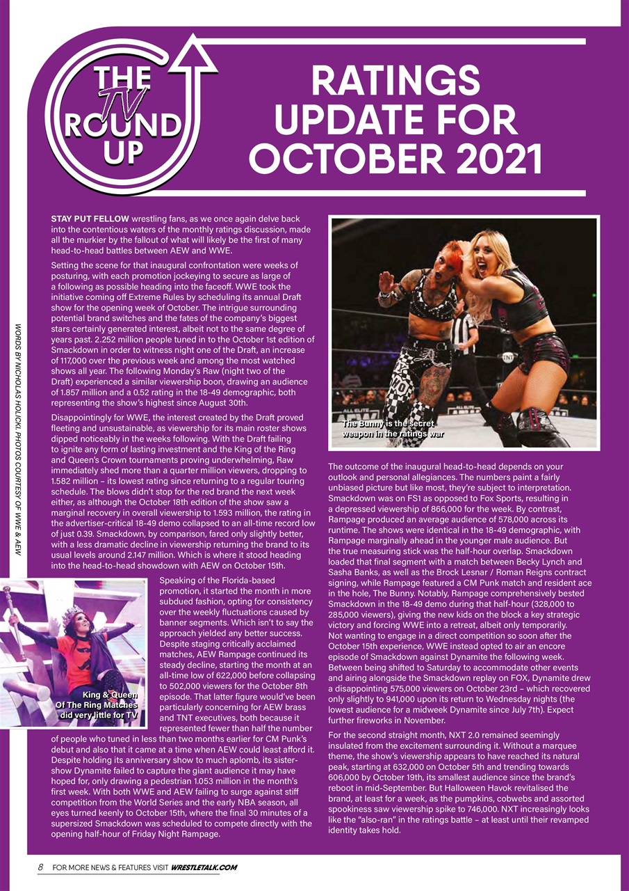 Wrestletalk Magazine Preview Pages