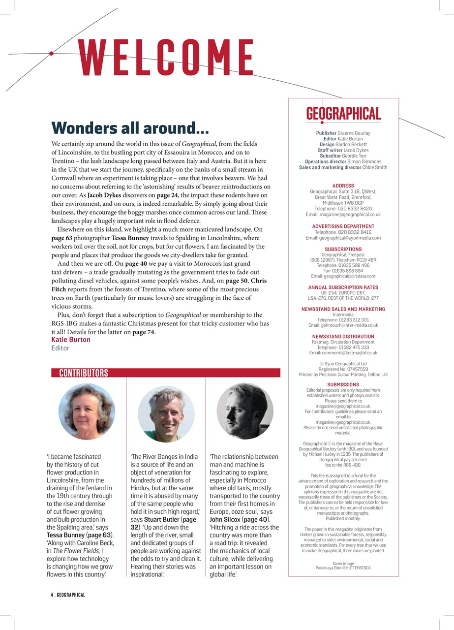 Geographical Preview Pages