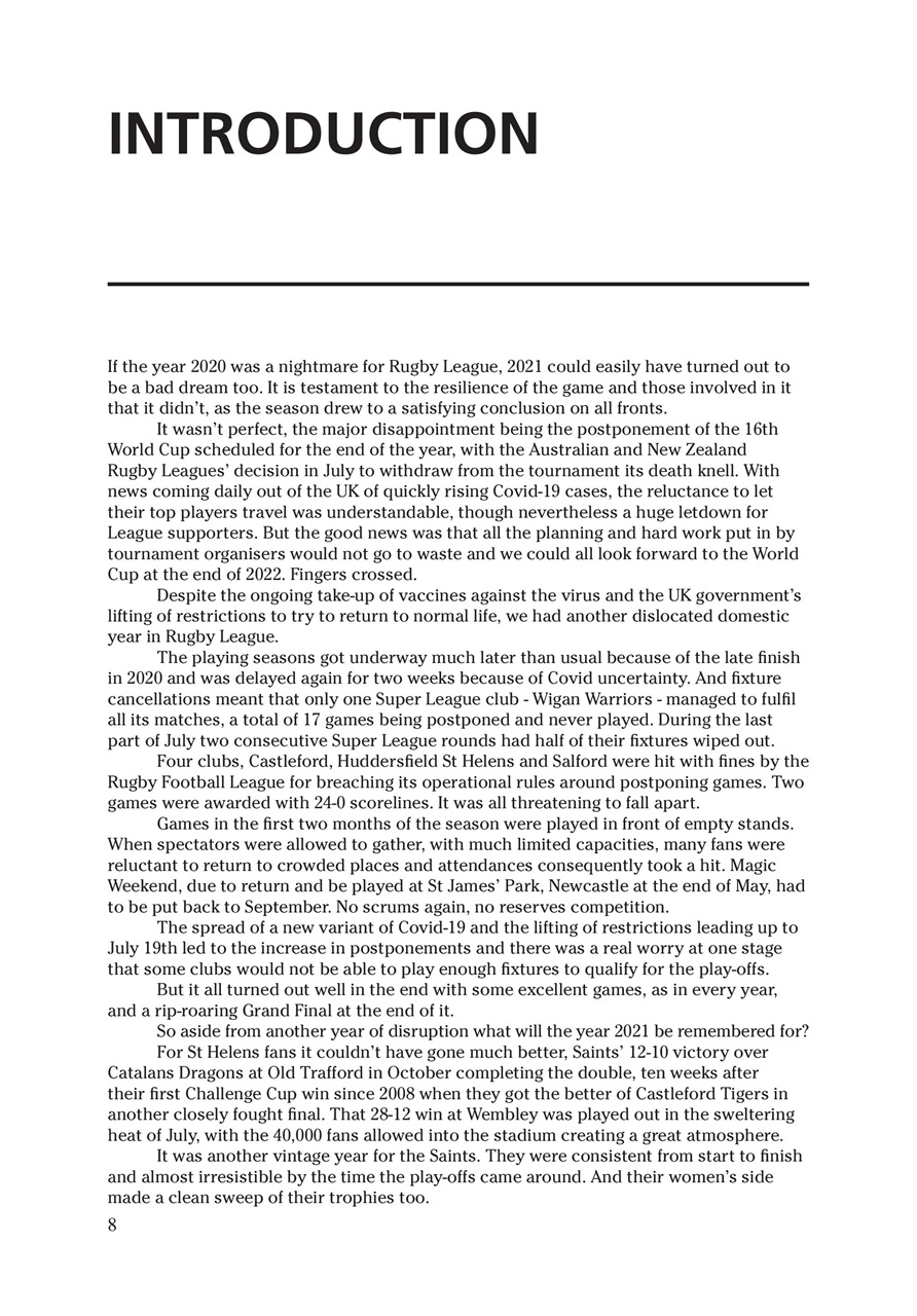 League Express Preview Pages