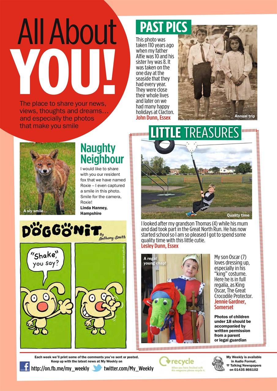 My Weekly Preview Pages