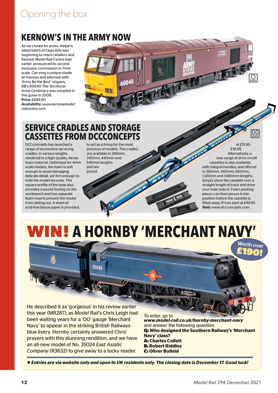 Model Rail Preview Pages