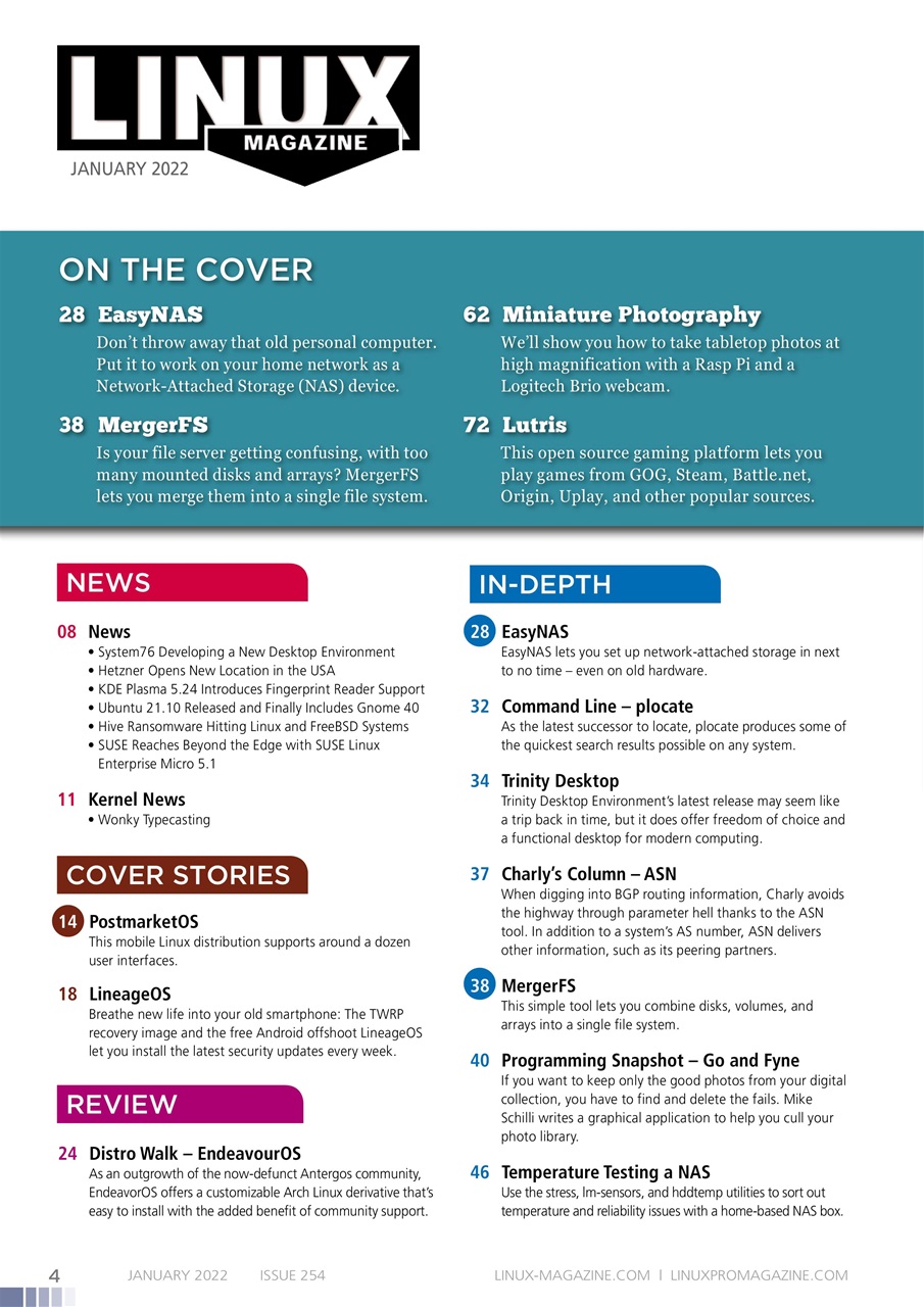 Linux Magazine Preview Pages