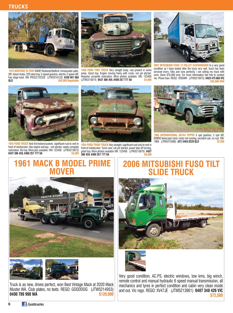 JUST TRUCKS Preview Pages