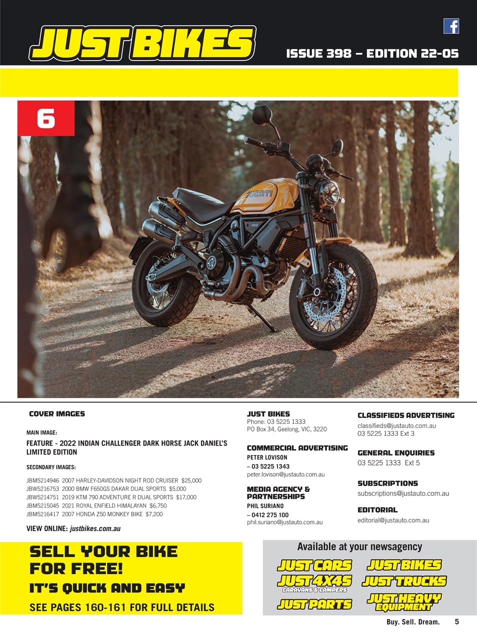 JUST BIKES Preview Pages