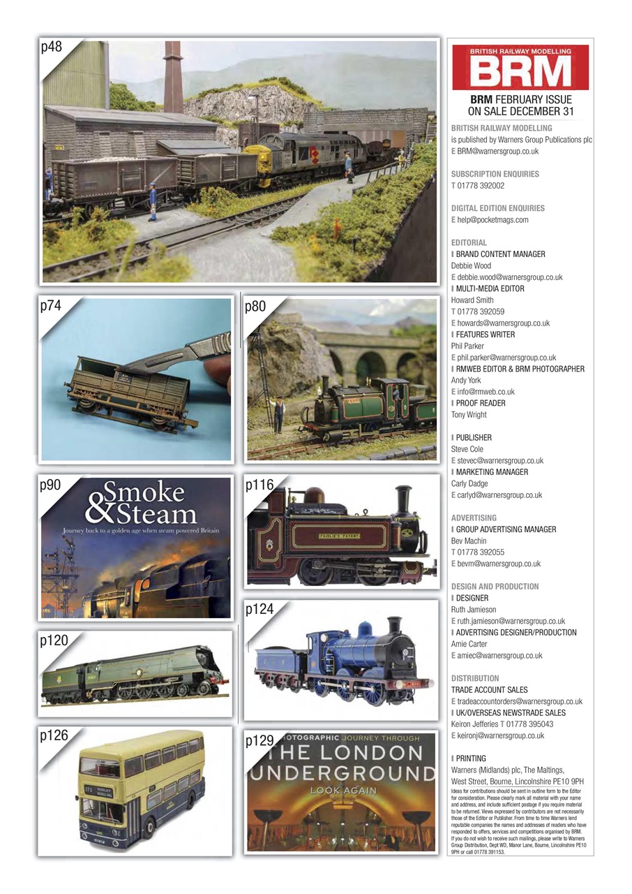 British Railway Modelling (BRM) Preview Pages