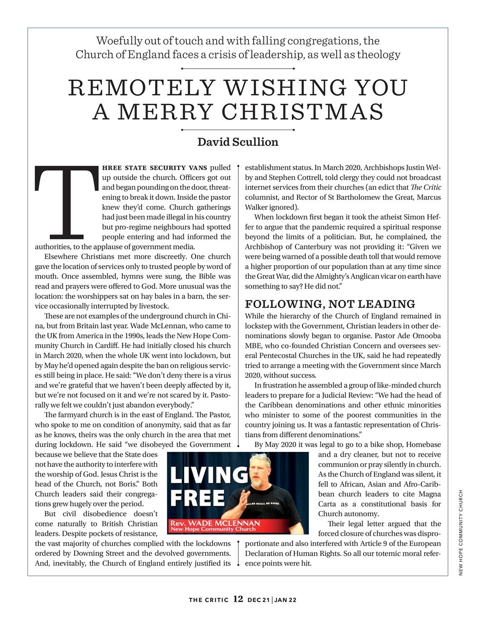 The Critic Preview Pages