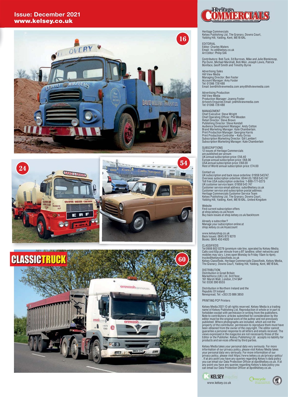 Heritage Commercials Magazine Preview Pages