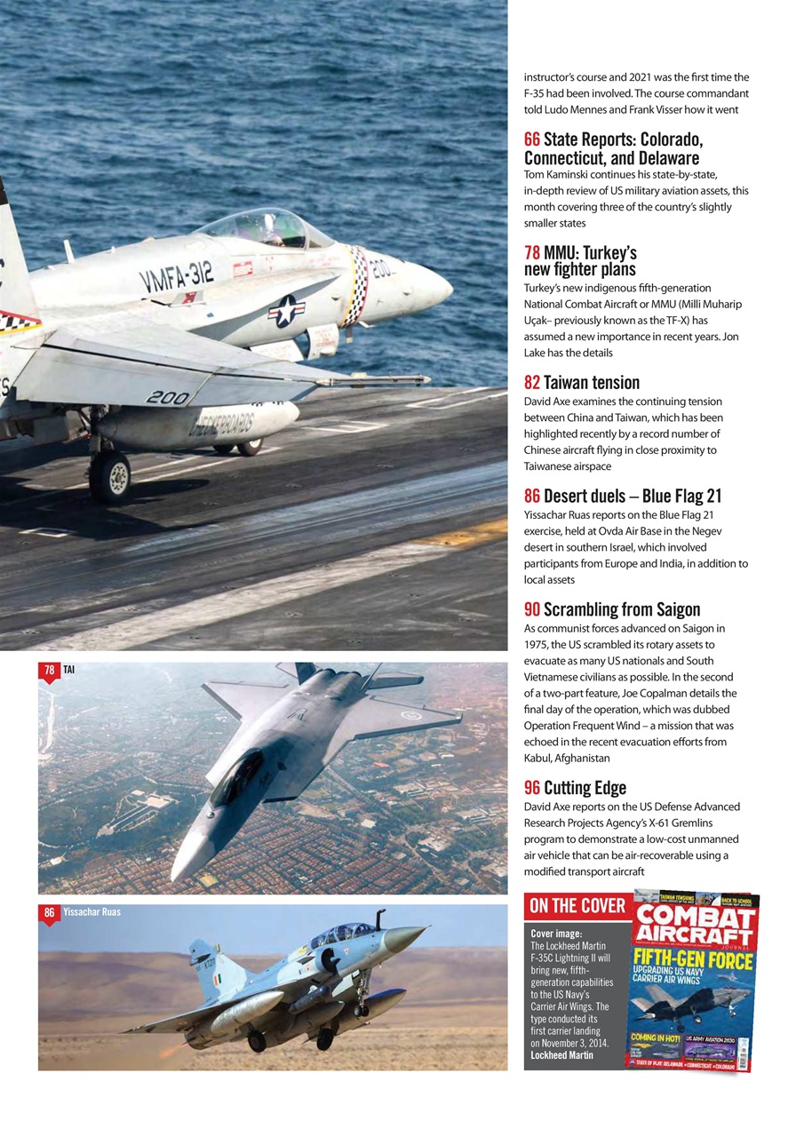 Combat Aircraft Journal Preview Pages