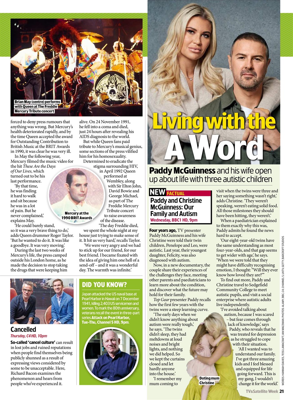 TV & Satellite Week Preview Pages