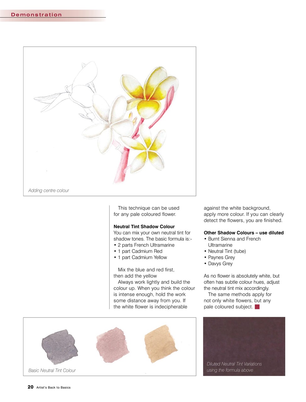 Artists Back to Basics Preview Pages