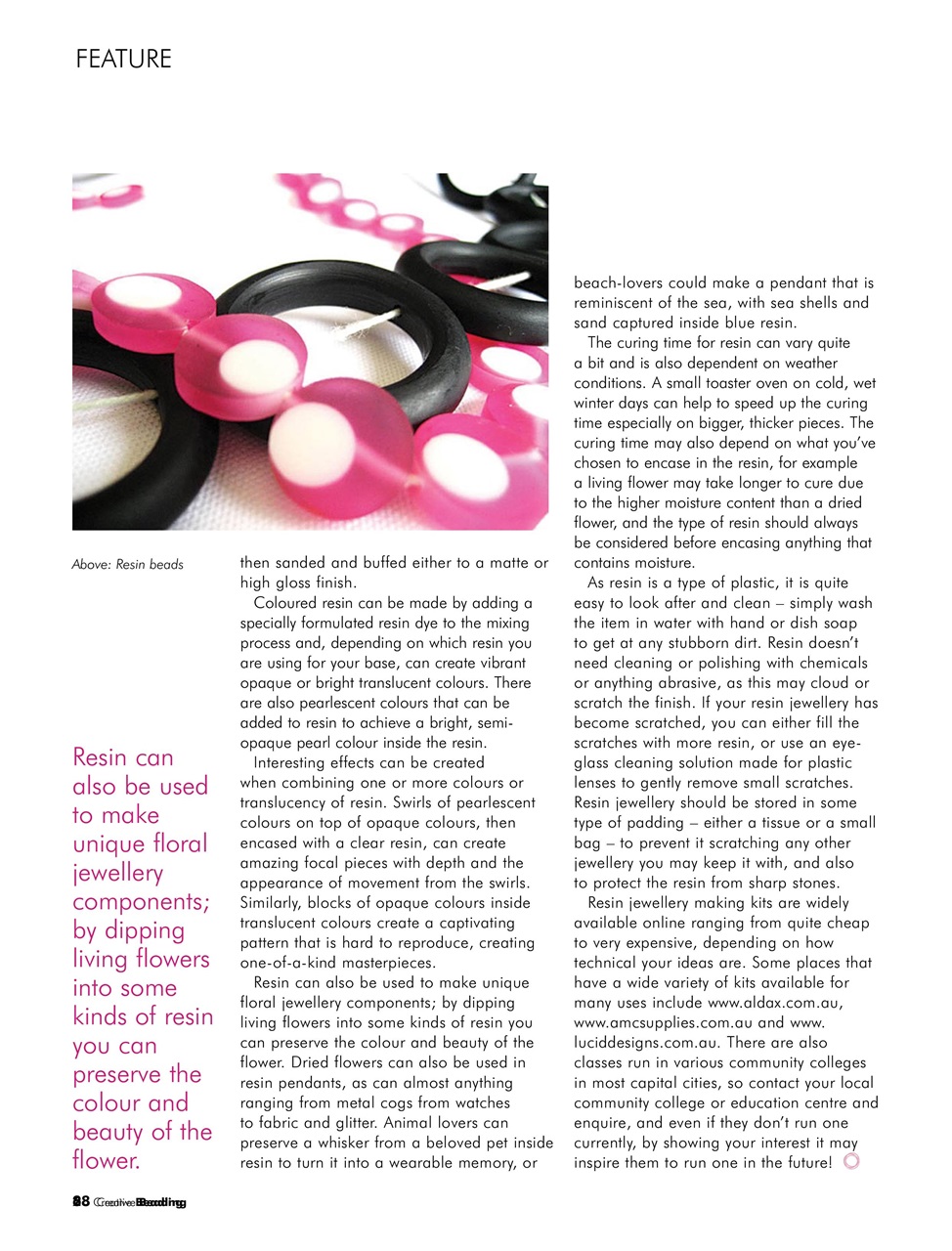 Creative Beading Preview Pages