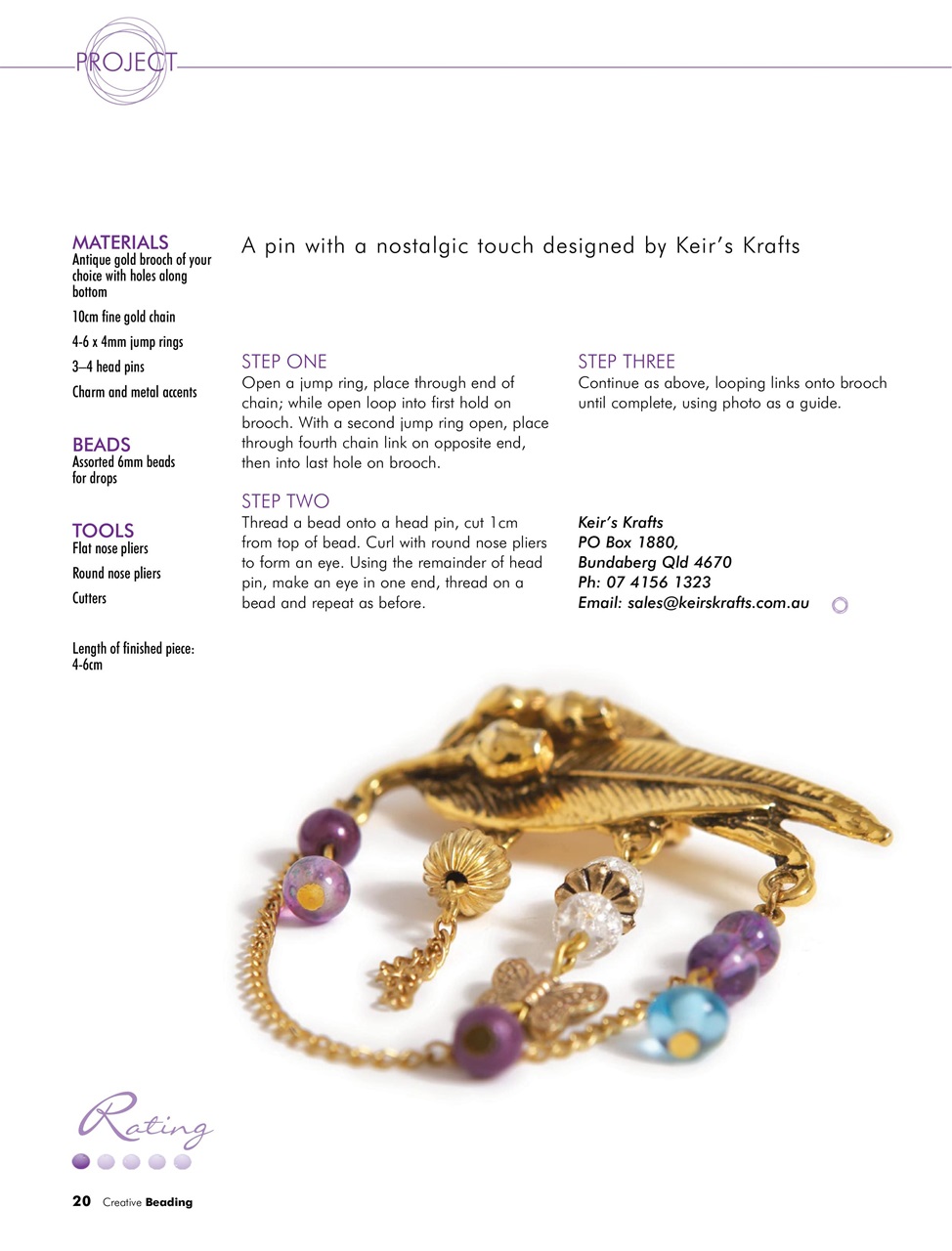 Creative Beading Preview Pages