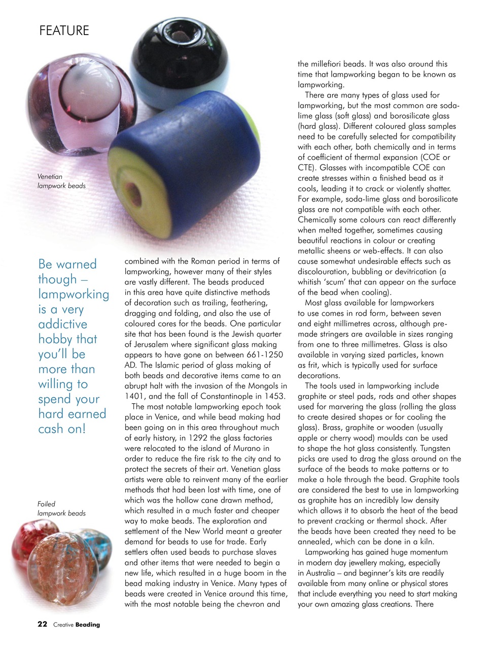 Creative Beading Preview Pages