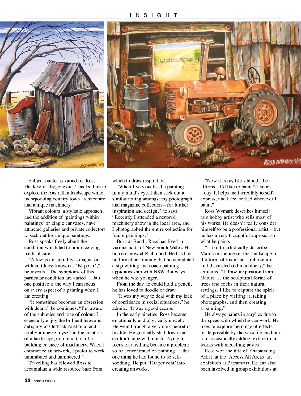 Artist's Palette Preview Pages