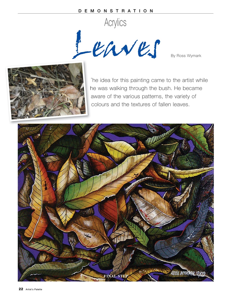 Artist's Palette Preview Pages