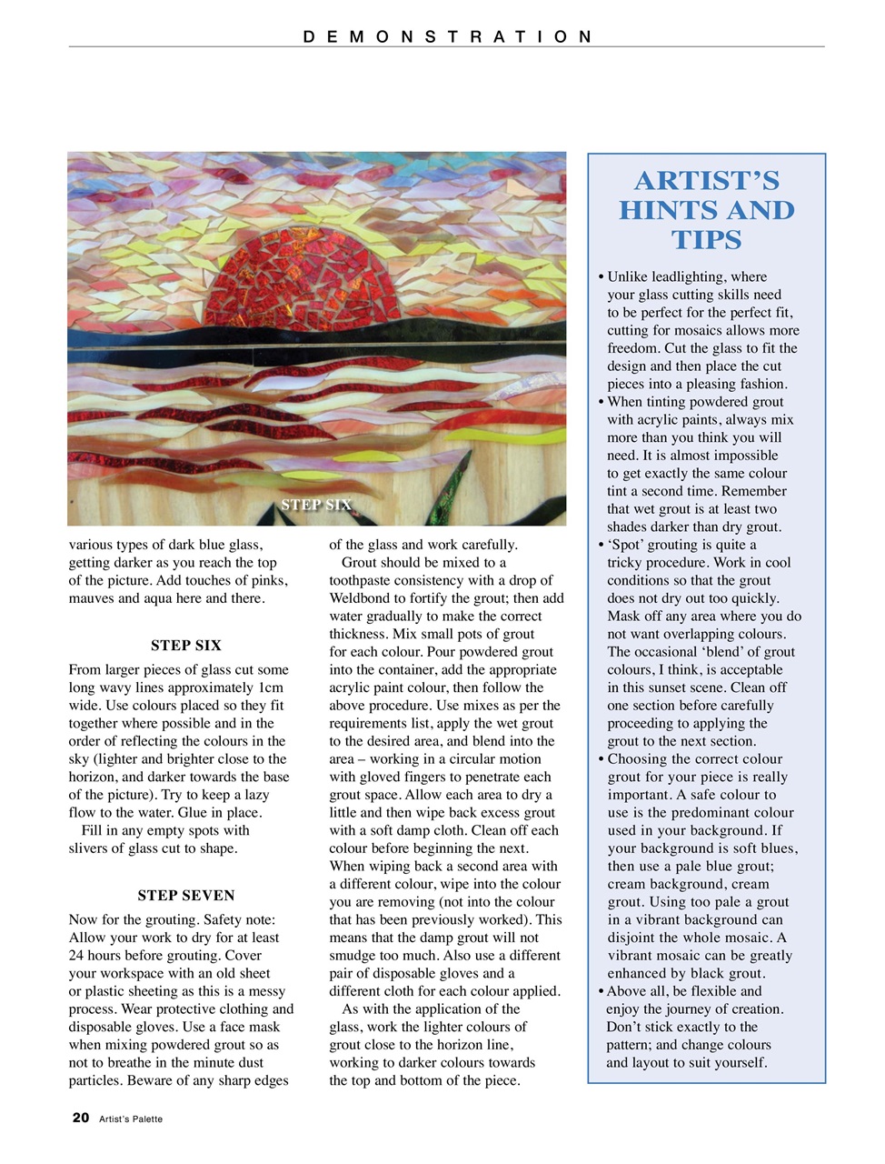 Artist's Palette Preview Pages