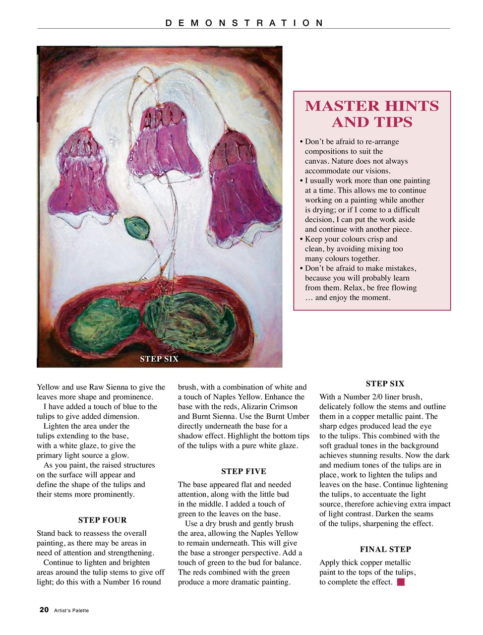 Artist's Palette Preview Pages