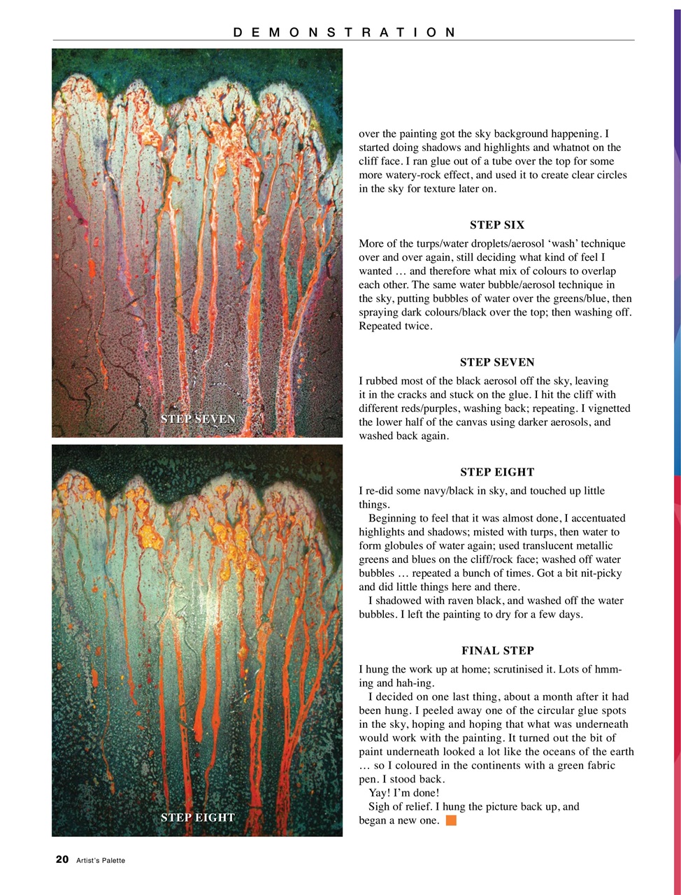 Artist's Palette Preview Pages