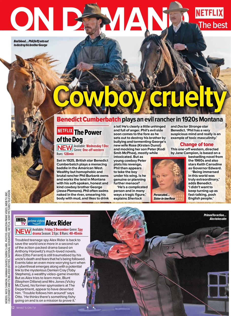 What's on TV Preview Pages