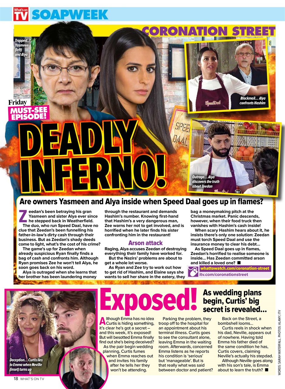 What's on TV Preview Pages