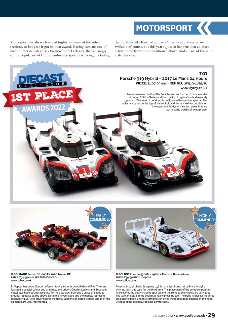 Diecast Collector Preview Pages