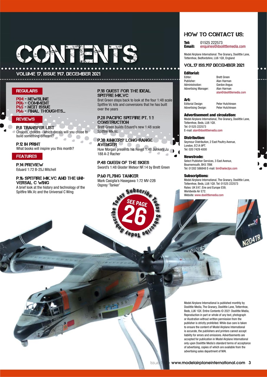 Model Airplane International Preview Pages