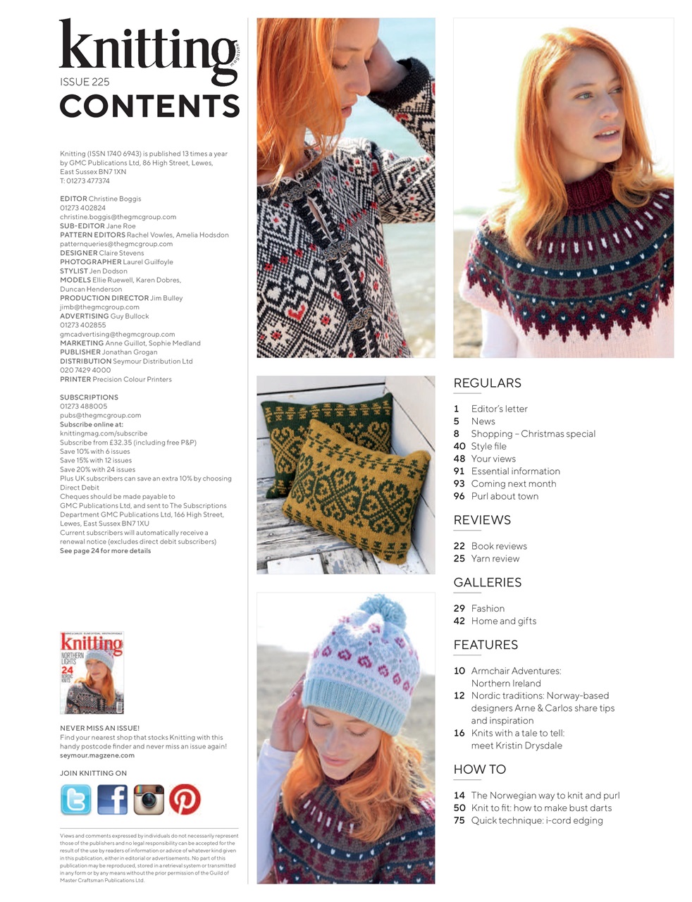 Knitting Preview Pages