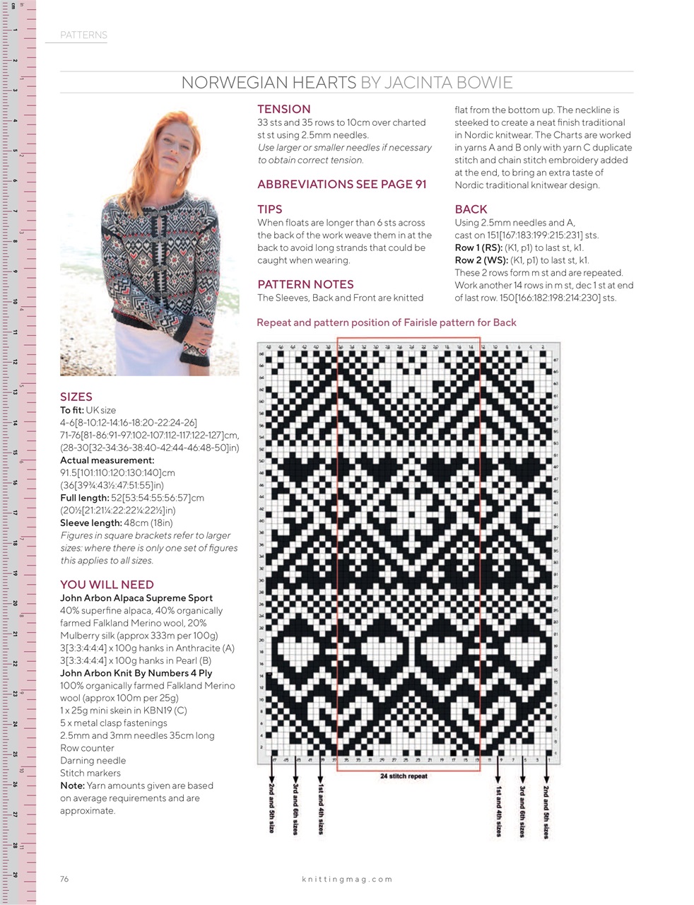 Knitting Preview Pages