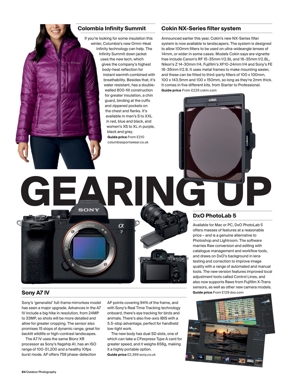 Outdoor Photography Preview Pages