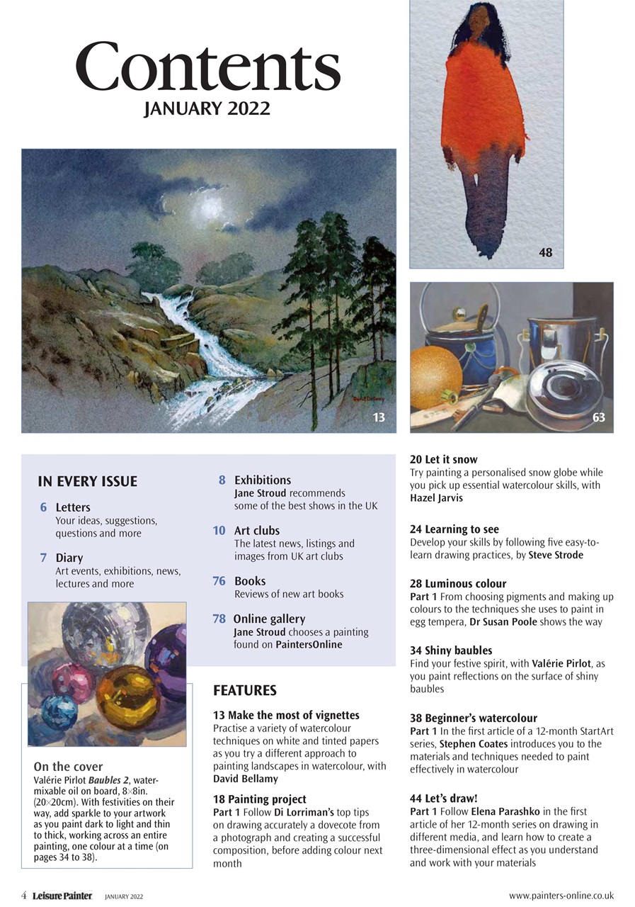 Leisure Painter & The Artist Preview Pages
