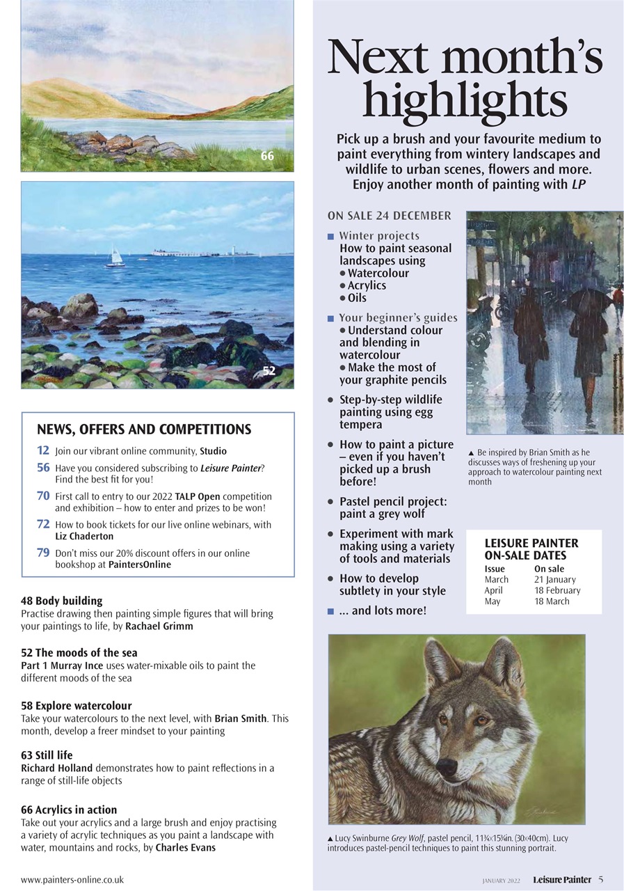 Leisure Painter & The Artist Preview Pages