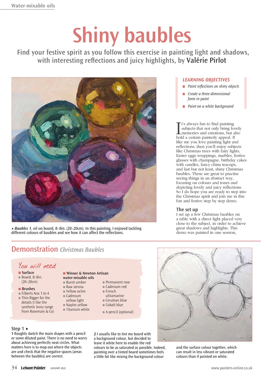 Leisure Painter & The Artist Preview Pages