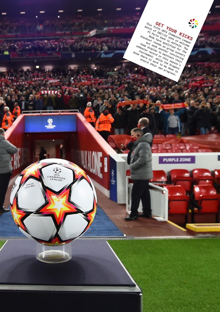 Liverpool FC Programmes Preview Pages