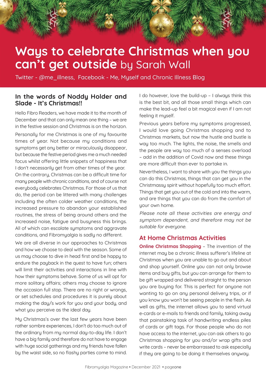 Fibromyalgia Magazine Preview Pages