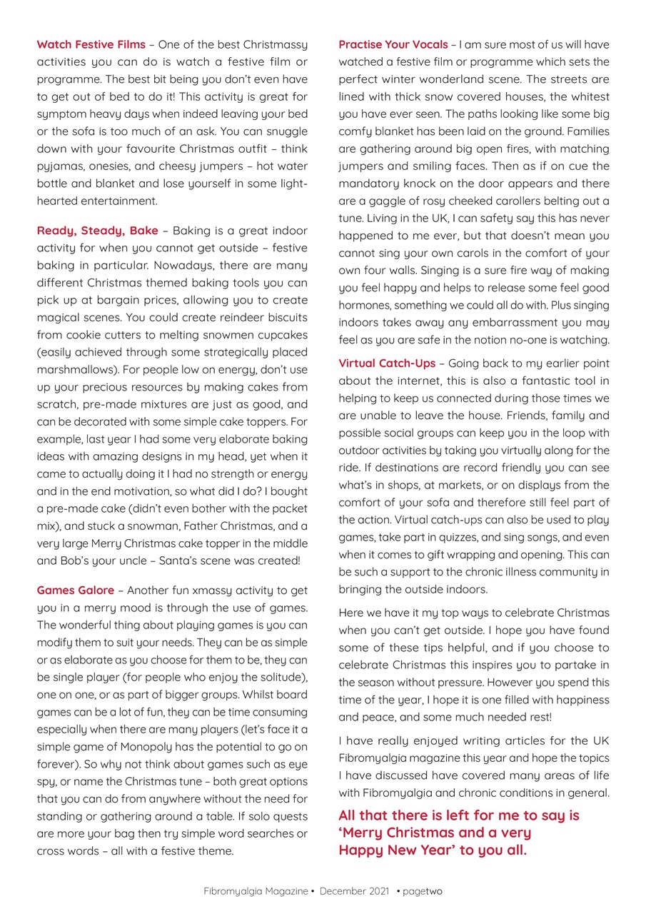 Fibromyalgia Magazine Preview Pages