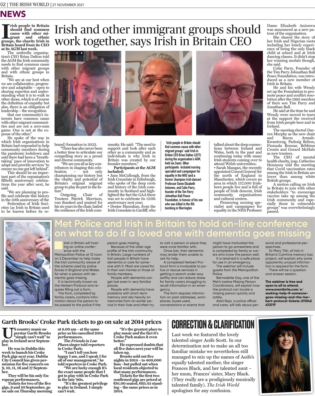 Irish World Preview Pages