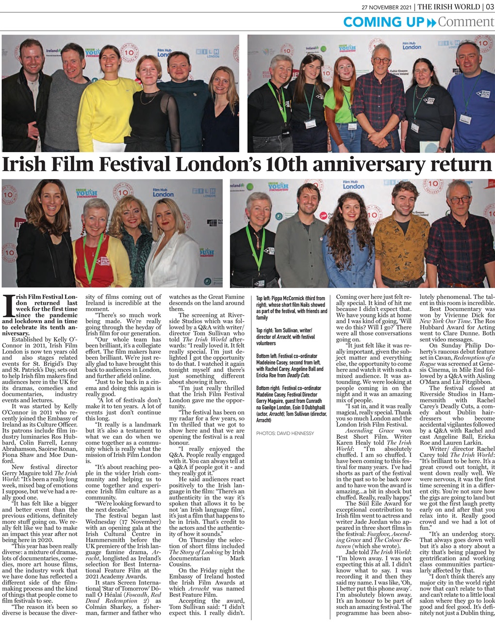 Irish World Preview Pages