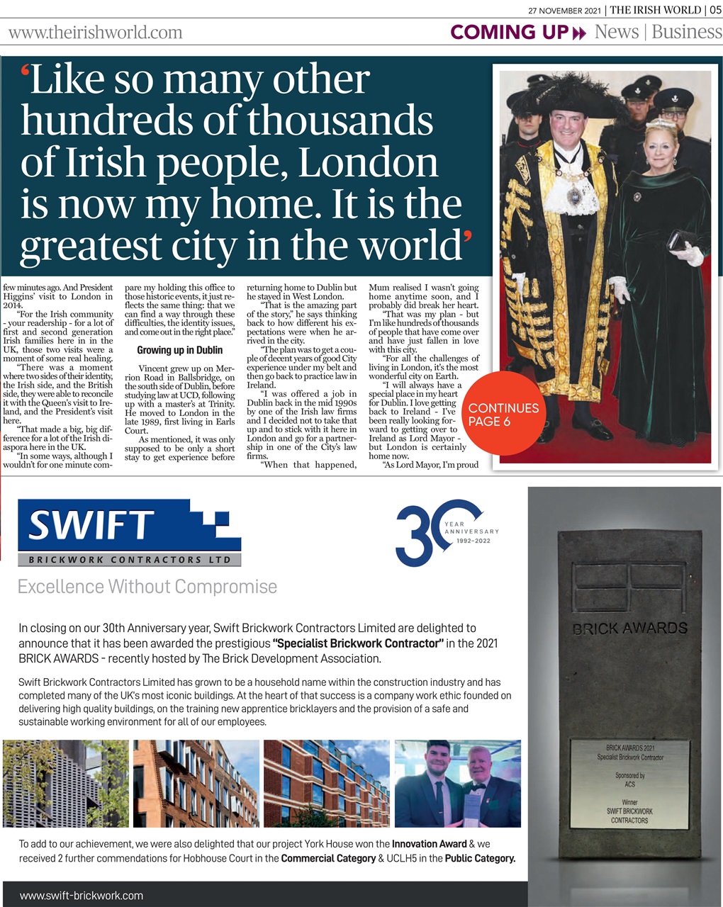 Irish World Preview Pages