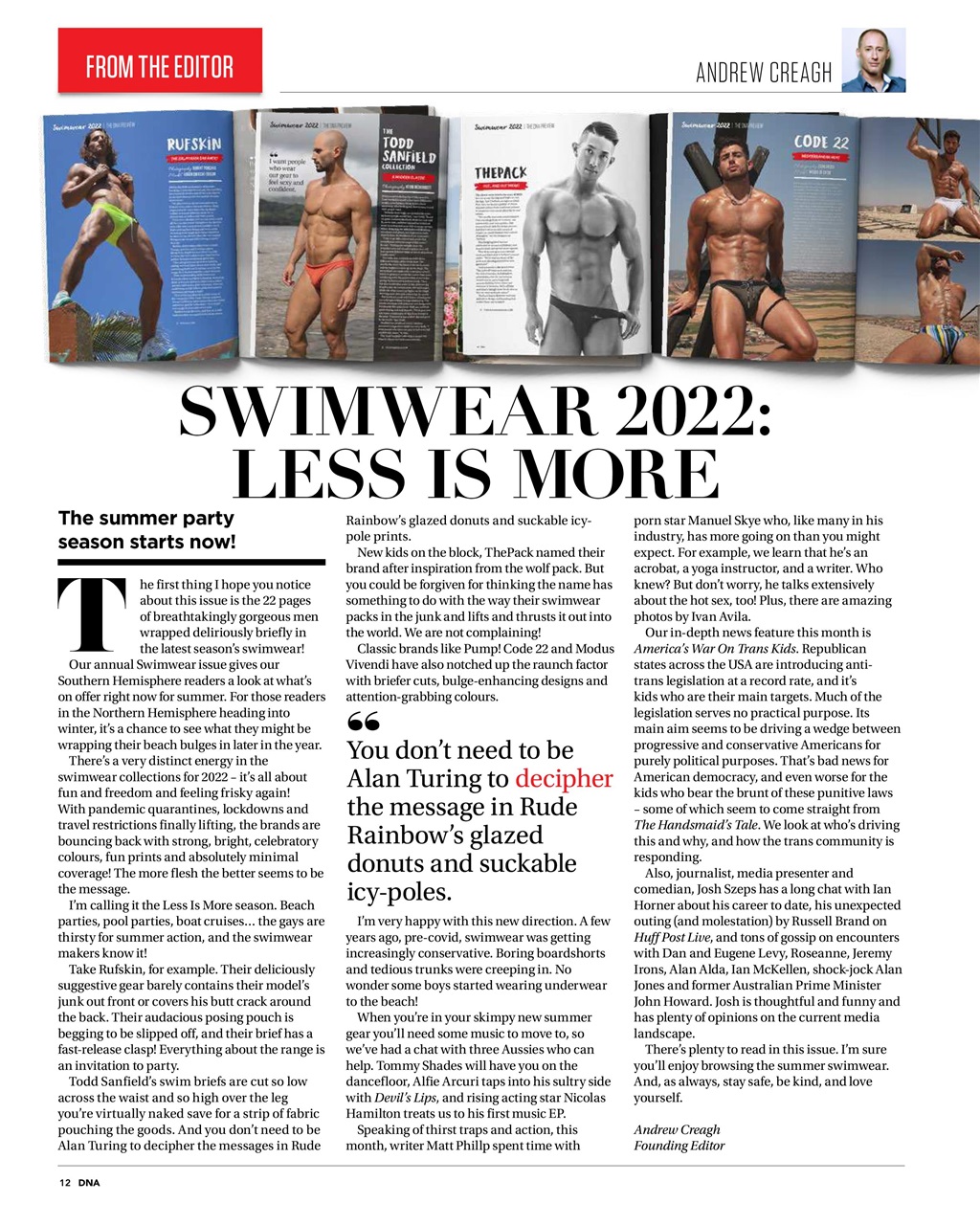 DNA Magazine Preview Pages