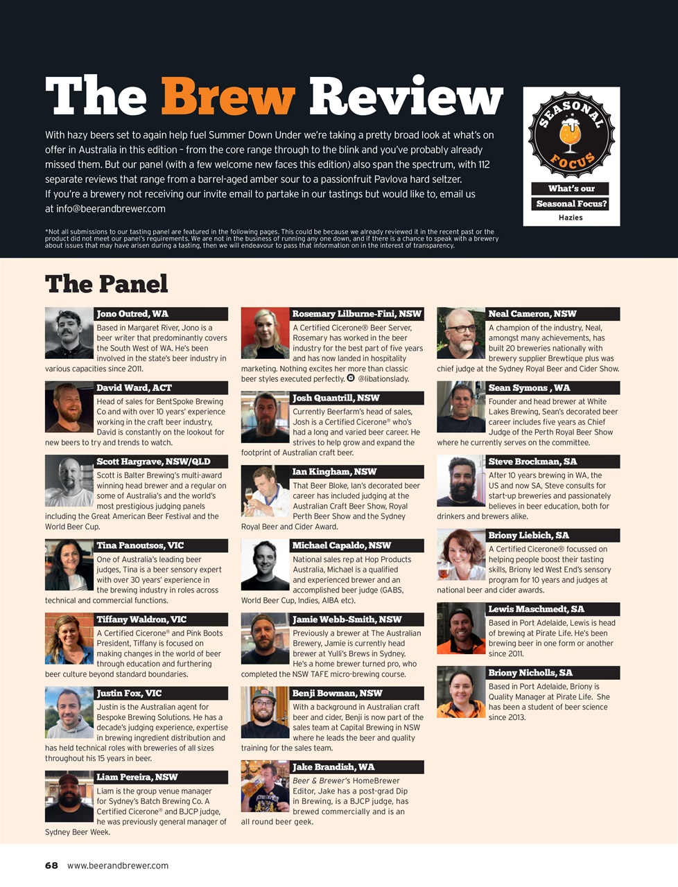 Beer and Brewer Preview Pages