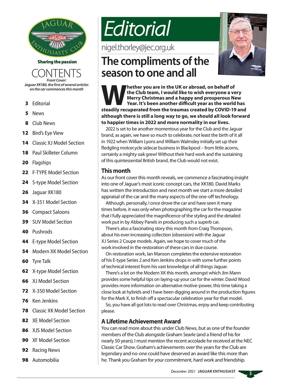 Jaguar Enthusiast Preview Pages