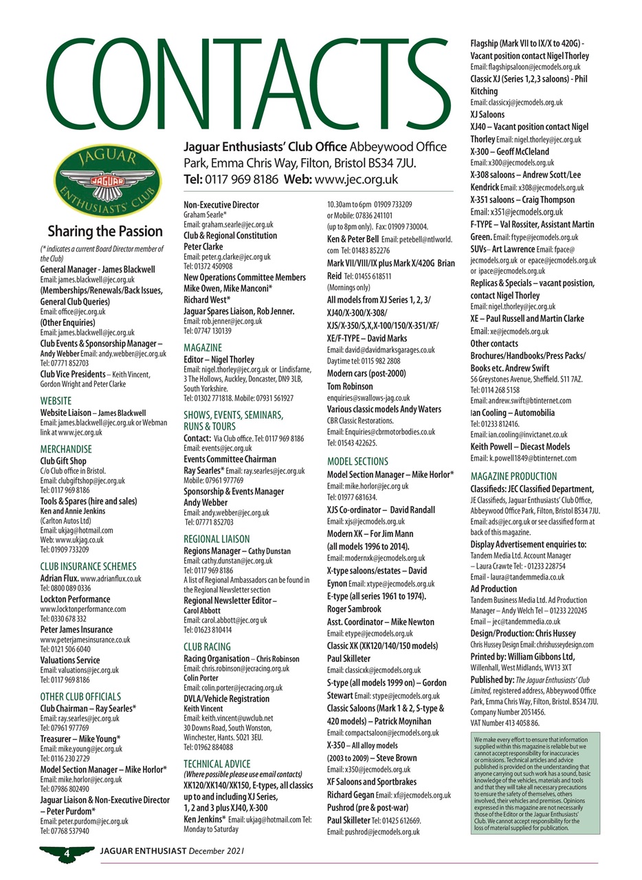 Jaguar Enthusiast Preview Pages
