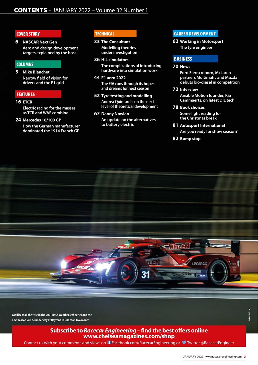 Racecar Engineering Preview Pages