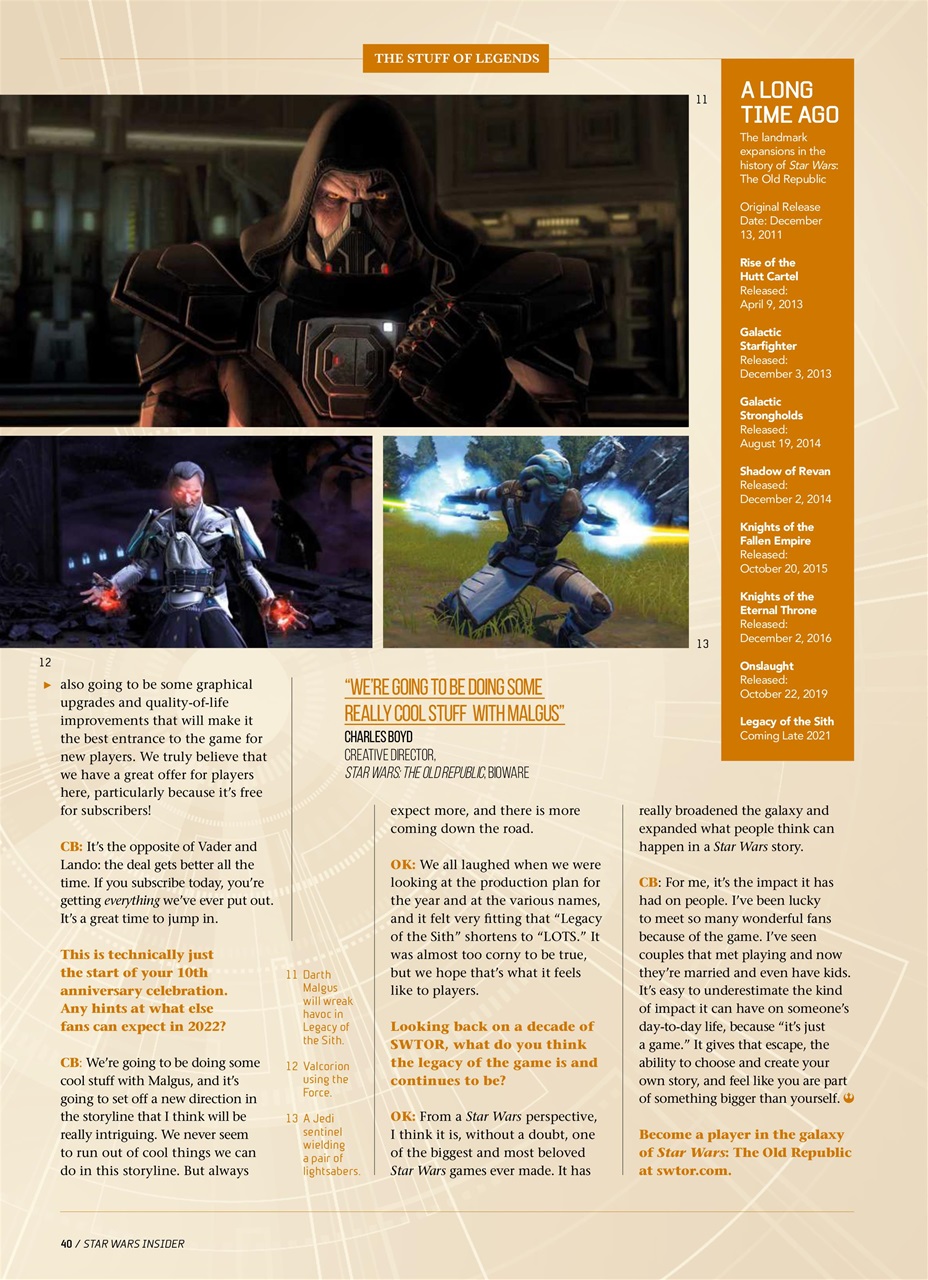 Star Wars Insider Preview Pages