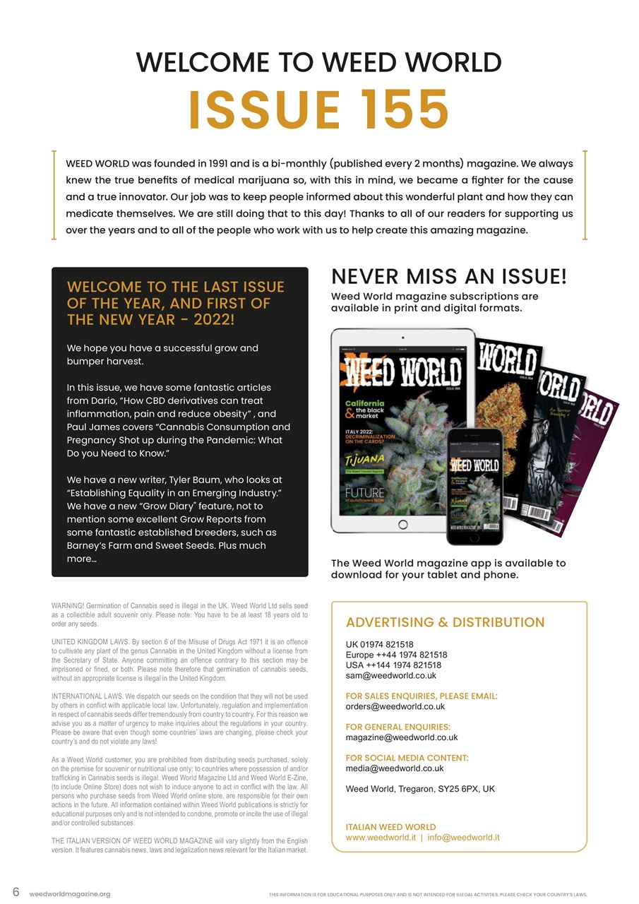 Weed World Preview Pages